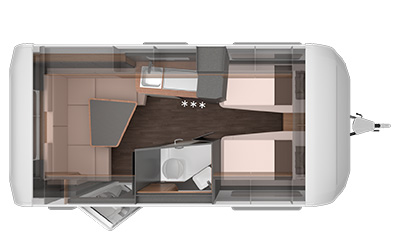 Knaus Azur 460 EU indeling